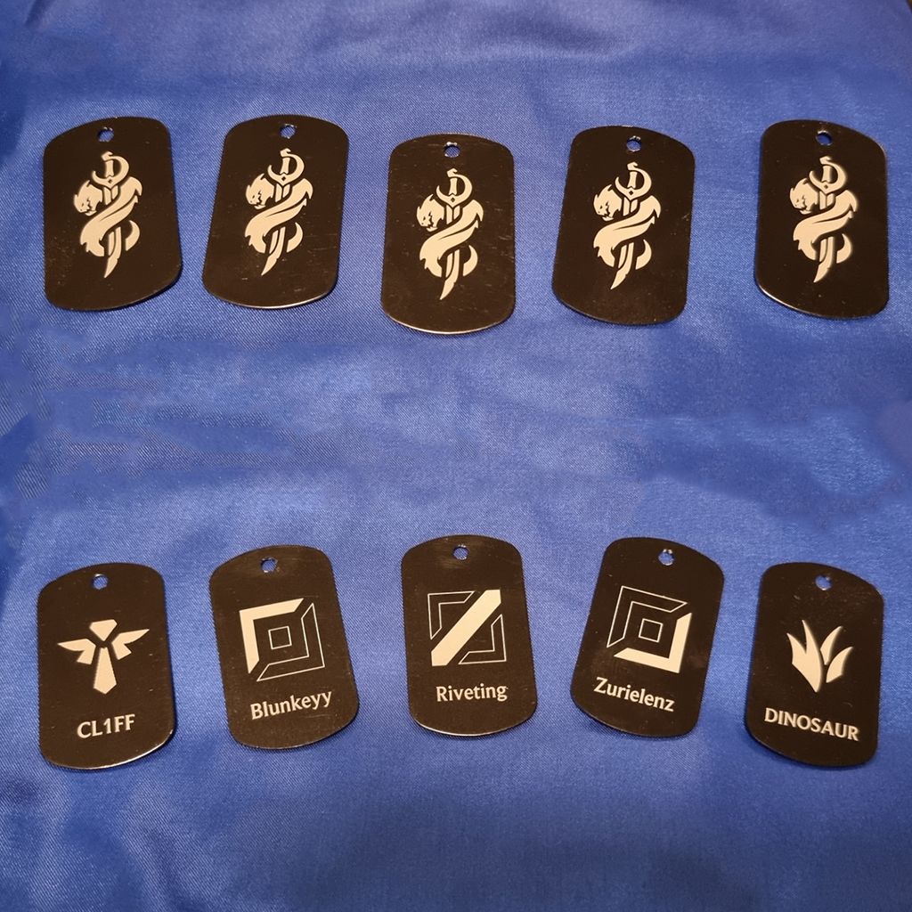 Custom Team Tags (Dog Tags)