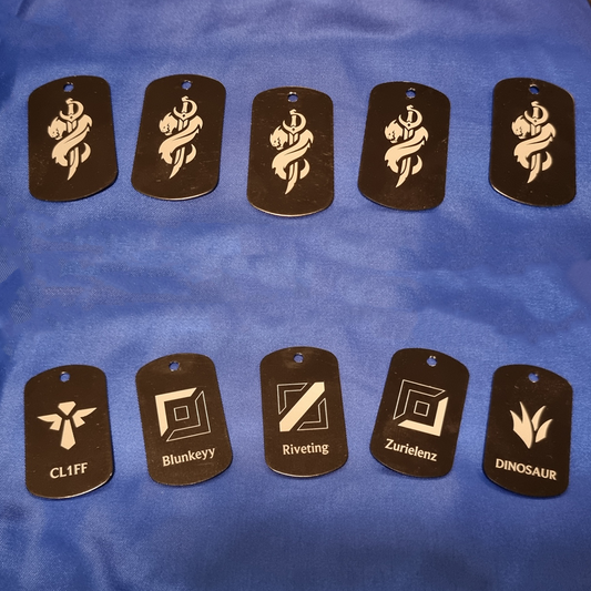 Custom Team Tags (Dog Tags)